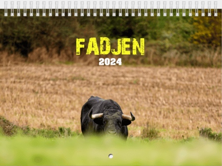 Calendrier vaches 2024 - association anti corrida Fadjen